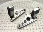 1985 86 Honda VF700 Magna Oem Rear Passenger Foot Pegs Rests Brackets Used. Price: $42.31.