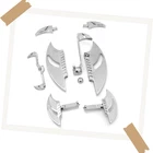 Chrome Blade Floorboards W/ Brake Shifters For Harley Touring Street Glide 08-13 New. Price: $283.08.