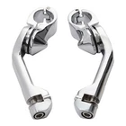 Chrome Long Angled Adjustable Highway Peg Mount Clamp Brackets Fit For Harley New. Price: $29.99.