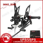 Adjustable Rearsets For Kawasaki Ninja ZX10R ZX1000 2004 2005 Foot Pegs New. Price: $141.23.