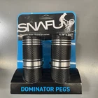 Snafu Dominator Bmx Freestyle Metal Foot Pegs 3/8 26T Black/silver Pro Quality New. Price: $15.00.