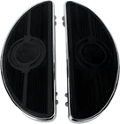 Drag Specialties 17-0418L Half-moon Floorboard W/o Vibration Inserts Chr New. Price: $122.52.