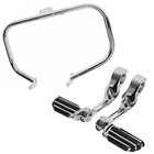 Engine Guard Crash Bar + 1.25" Highway Foot Pegs For Harley Softail 2000-2017 New. Price: $101.00.
