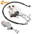 Rear Brake Caliper Master Cylinder Hose Set For Yamaha YZ125X 2006-2022 New. Price: $65.92.