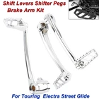 Levers Shifter Pegs Brake Arm For Harley Touring Street Glide Road New. Price: $85.48.
