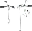 Harddrive 35-0215CK Forward Control Kit With Rubber Band Style Footpeg Chrome New. Price: $642.95.