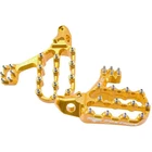 Fastway Air Ext Footpegs - Only Gold, Standard New. Price: $328.25.