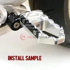 Touring 25MM Adjustable Silver Front Footpegs For Honda CB300R CBF300NA 19 20 21 New. Price: $86.28.