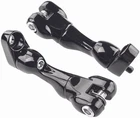 Kuryakyn Adjustable Passenger Peg Mounts Gloss Black #10187 Harley Davidson New. Price: $181.99.