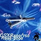 Suzuki GSXR600/750 Passenger Footrest Assembly,left,fits 1996-2000, 43700-33E00 Used. Price: $98.98.