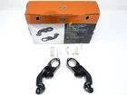 Genuine Harley Davidson Gloss Black Short Angled Adjustable Highway Peg Mounts New. Price: $109.90.