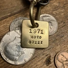 1971 Guzzi Motorcycle Key Fob New. Price: $19.95.