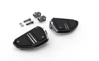 Ciro Twin Rail Footpegs With Adapters Male-mount Chrome New. Price: $169.99.