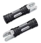 Harley-davidson Black Edge Cut Rider Footpeg Kit 2018-UP Softail Models 50501020 New. Price: $45.00.