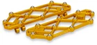 Arlen Ness Diamond Floorboards Driver Gold 410-056 New. Price: $445.15.