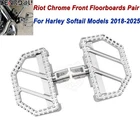 Chrome Front Driver Mini Footboard Footpegs For Harley Softail Breakout 18-2026 New. Price: $40.84.