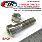 Ktm Hus GR5 Rear Brake Pedal Bolt Kit, Titanium 0032100406S T45 New. Price: $23.42.