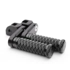 Black M-grip Front 1.5" Extended Foot Pegs For Honda CBR300R 15 16 17 18 19 20 New. Price: $64.41.