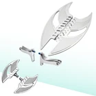 Chrome Blade Driver/passenger Floorboards For Harley Softail Slim/touring New. Price: $152.57.
