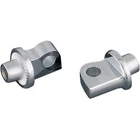 Kuryakyn 8881 Chrome Splined Foot Peg Adapters For Harley Male Mount Use New. Price: $52.99.