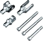 Kuryakyn Female Peg Adapter For 5/8IN Square Mounts Chrome (pair) New. Price: $50.98.