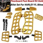 Gold Floorboards Shift Levers Brake Pedal Footboard For Harley Touring Road King New. Price: $275.30.