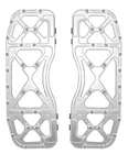 Mx Style Floorboards For Harley Davidson Fl,flst, And Trike Authorized Us Dealer New. Price: $212.50.
