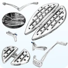 Cnc Floorboards Brake Shift Levers For Harley Touring Road King Glide 2014-UP New. Price: $312.33.