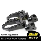 Buzz 40MM Lower Black Front Wide Footpegs For Suzuki Inazuma Gw 250 13-17 16 15 New. Price: $73.55.