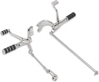 Drag Specialties Chrome Forward Control Kit 2004-2013 Harley Sportster Models Used. Price: $525.00.