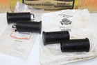 Harley-davidson Footrest Pegs 50939-52 + Oem Additional Rubbers 50940-52 New. Price: $85.00.