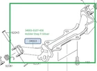 Kawasaki Oem 2010-2023 KLX110 Silver Step Holder 34003-0107-458 New. Price: $112.76.