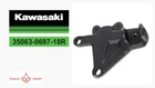 Kawasaki Oem 35063-0697-18R Lh Front Step Bracket F.s.b. Ninja Zx 10 Rr New. Price: $124.60.