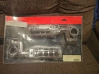 Kuryakyn 7999 Offset Highway Chrome Large Iso Foot Pegs For 1-1/4" Engine Guard New. Price: $140.00.