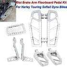 For Harley Touring Floorboards Foot Peg Brake Pad Shifter Lever Street Glide New. Price: $198.54.