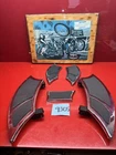 Harley Touring Floorboard Custom Chrome Insert Streetglide Passenger Rider Brake Used. Price: $297.50.