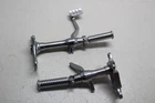 1996-2003 Harley Sportster Hugger XLH883 Front Foot Rests Pegs Steps Set Used. Price: $75.00.