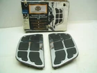 Smooth Chrome Passenger Footboard Insert Pad Kit 50296-02 Harley Touring Softail New. Price: $29.99.