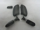 Harley Davidson Touring Black Streamliner Floorboards + Passenger Foot Pegs Oem Used. Price: $214.99.