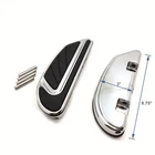 Chrome Airflow Passenger Footboard Kit For Harley 00-17 SOFTAIL/86-17 Touring New. Price: $59.99.