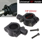7/8" Handlebar Mirrors Mount Bracket Clamp For Harley Honda Kawasaki Universal New. Price: $9.99.