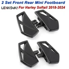 For Harley Softail M8 Lowrider Fat Street Bob Peg Footrest Pedal Front Rear New. Price: $113.04.