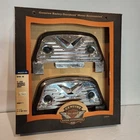 Genuine Harley Davidson Passenger Footboard Cover Pair W/ Logo 50194-96 New. Price: $129.99.