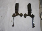 1981 Yamaha XJ750R Seca Front Foot Pegs With Brackets OEM#5G2-27410-00-R4 (033) Used. Price: $20.00.