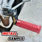 Red M-grip Front 1.5" Extended Foot Pegs For Suzuki Sv 1000 / 03 04 05 06 07 New. Price: $64.41.