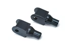 Kuryakyn 8864 Tapered Footpeg Adapters Gloss Black New. Price: $40.99.