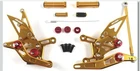 Arashi V2.0 Adjustable Rearsets Yamaha Yzf R1 2009-14, Gold Brake Levers New. Price: $124.99.