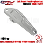 For Kawasaki 1986-UP ZG1000 Concours Left Front Foot Pegbracket Repl 34003-1259 New. Price: $40.04.