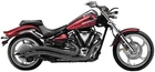 Cobra Speedster Swept Exhaust Black Motorcycle Street Bike 2225B 1810-1866 New. Price: $964.95.