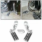 Peg Pedal Footrest For Motorcycle With 1.25" Engine Guard Crash Bar New. Price: $42.40.